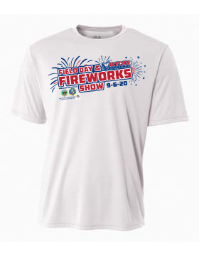 Victory Park Field Day Fireworks Adult T-shirt